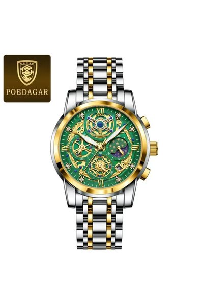 Bluejw 2025 New POEDAGAR 984 Luxury High Quality Man Watch Waterproof Luminou...