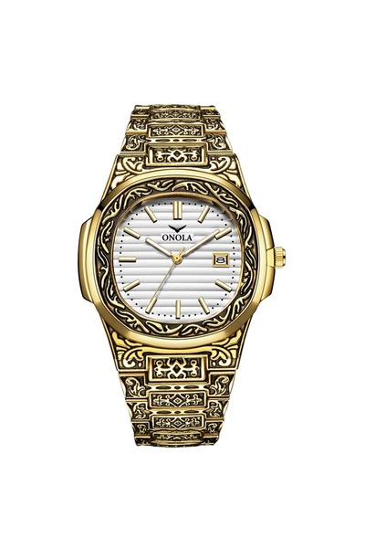 Bluejw Retro Style ONOLA Men's Watch High Quality Quartz Movement Watch for M...