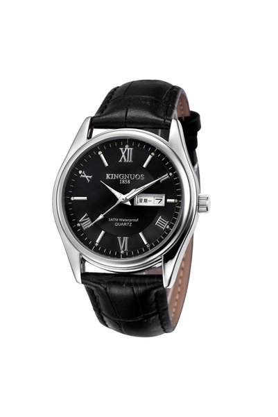 Bluejw Luxury Quartz Watches KINGNUOS Men's Watch Ultra-thin Auto Date Week D...