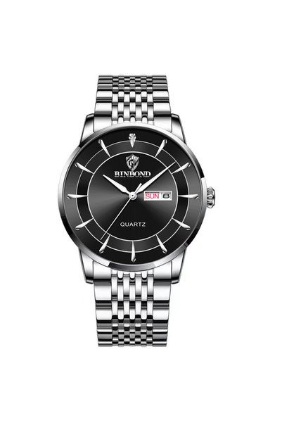 Bluejw BINBOND Watch for Men Waterproof Quartz Watches Men's Fashion Dual Cal...