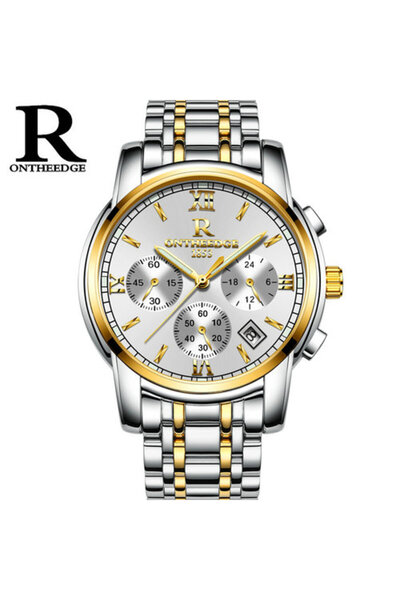 Bluejw ONTHEEDGE 026 New Arrivals World Men Quartz Watch Latest Steel Strap W...