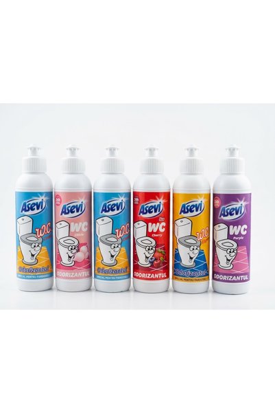 ASEVI Pachet Mega-Prospețime WC Odorizantul – 6 Arome Mixte, 6 x 750ml