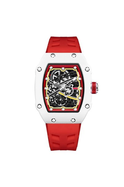 Bluejw Casual Tonneau Quartz Watch for Men
