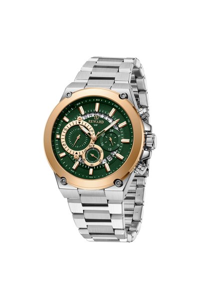 Bluejw REWRAD 812259 Trendy Elegant Men's Quartz Watch Unique Design Steel St...