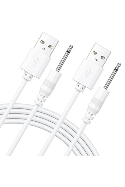 Zoye عبوة من كابلات شحن بديلة للتيار المستمر، محول سلك شحن سريع من USB إلى تي...