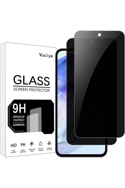 GENERAL 2 Pack Privacy Screen Protector Compatible with Galaxy A55/A35 Anti-S...
