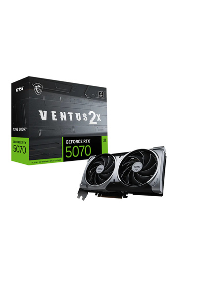 MSI GeForce RTX 5070 12G Ventus 2X OC Black Gaming (Oyuncu) Ekran Kartı