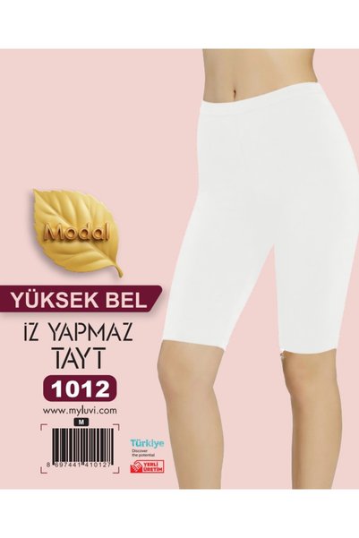 MZBLUE SOCKS Women's High Waist Shaping Modal Short Leggings