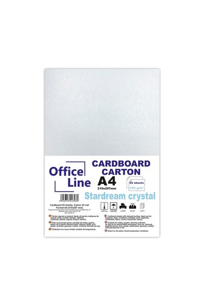 Officeline Carton A4 120g Stardream crystal top 25 coli