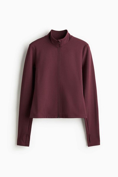 H&M SoftMove™ Zip-through sports jacket