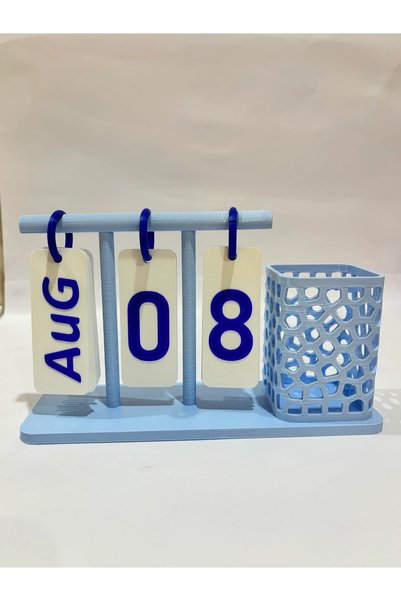 Aşkın4eli Desktop Calendar Pen Holder