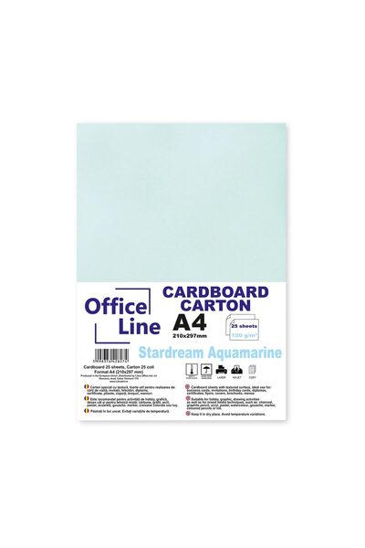 Officeline Carton A4 120g Stardream 20 Acvamarin top 25 coli
