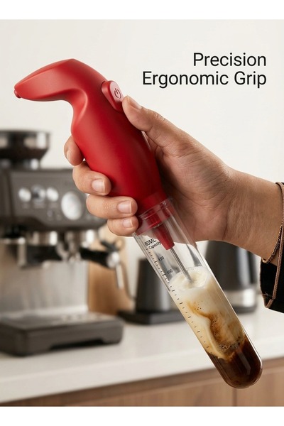 Generic Brand Electric Milk Frother Handheld, 45W Professional Powerful Mixer...
