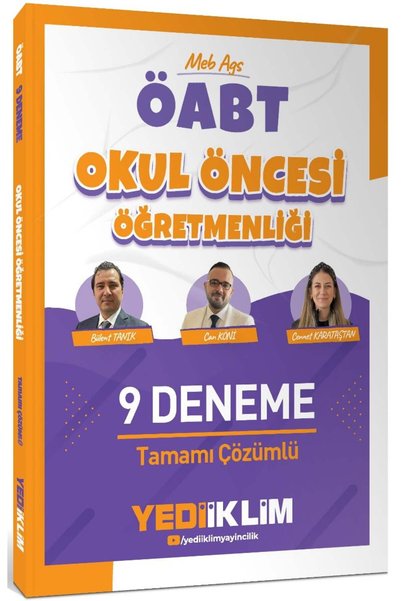 Yediiklim Yayınları 2027 MEB AGS ÖABT Okul Öncesi Öğretmenliği Tamamı Çözümlü...