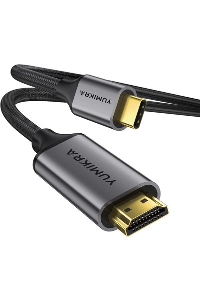 AyPenye USB-C to HDMI Kablo, HDMI 2.1 8K@60Hz 4K@240Hz 48GBPS HDCP HDR, DeX Mode, Thunderbolt 5/4/3 ile Uyum