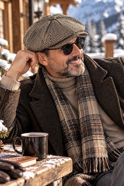 Ritagarcia Men's Cap Peaky Blinders Stamped Fabric Hat Cap