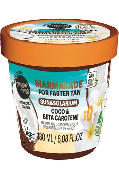 organic shop Paradise Found Body Marmalade For Faster Tan Coco & Beta Carothe...