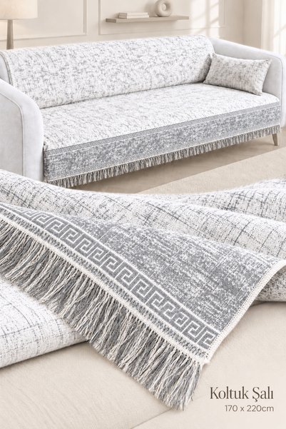 ARTİSAN Concept 170x220cm Koltuk Şalı, Koltuk Örtüsü, Çok Amaçlı Örtü, Yıkana...