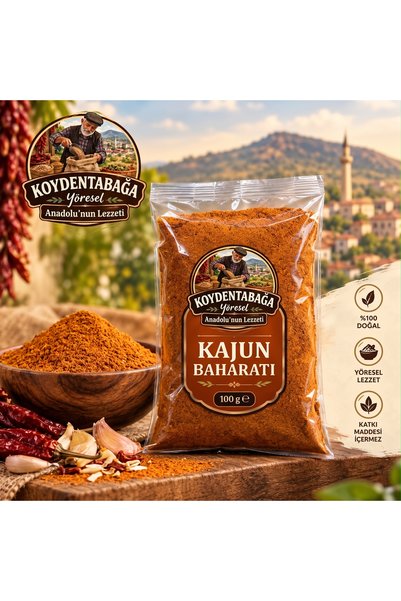 koydentabağa Yöresel Doğal Kajun Baharatı 100 g - Patates ve Tavuk Baharatı H...