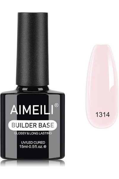 AIMEILI 15ml Builder Gel for Nails, Building Base Polish for Nail Extensions,...