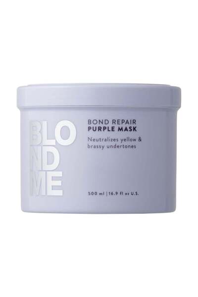 Schwarzkopf Επαγγελματική Blondme Μάσκα Επανόρθωσης Συνδεσμών Μωβ 500ml