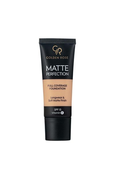 Golden Rose Ματ Τελειότητα Φον ντε τεν Πλήρους Κάλυψης SPF15 N7 35ml