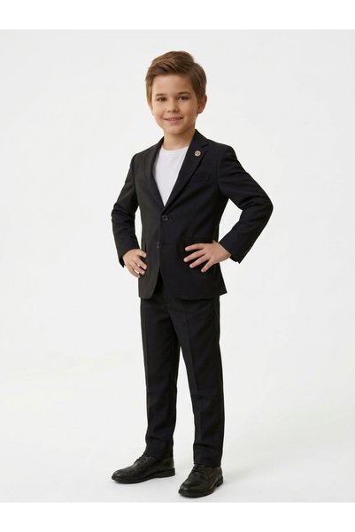 carino's kids Linen-Look Boys' Suit (Unlined)