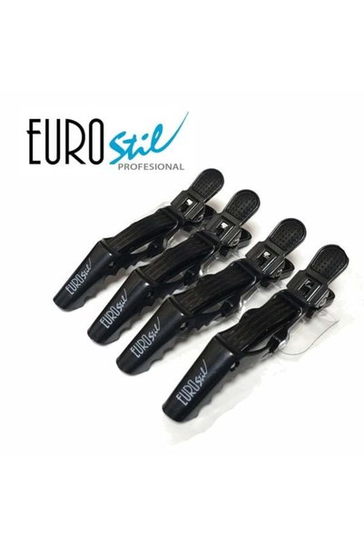 Euro Stil Eurostil Dragon G Clips Μαύρα 4 τεμάχια (04375)