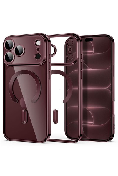 Tech-Protect Magflex MagSafe iPhone 17 Pro Max / 18 Pro Max Γυαλιστερό Μπορντό