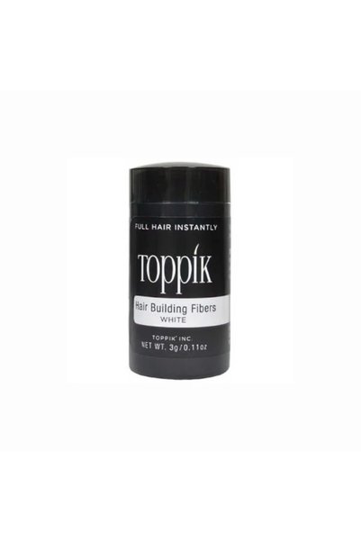 Toppik Ίνες Πύκνωσης Μαλλιών Λευκές 3γρ.