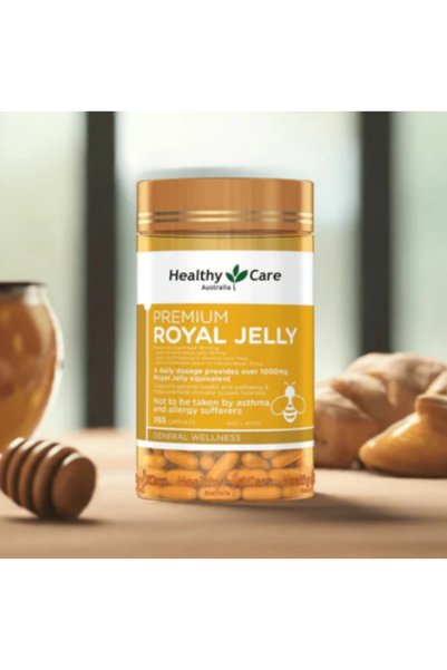 Healthy Care غذاء ملكات النحل من 1000، 365 كبسولة من أستراليا
