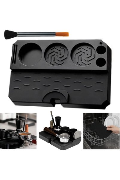 ELECDON Espresso Tamping Station Organizer for 51/54/58mm Portafilter - Espre...