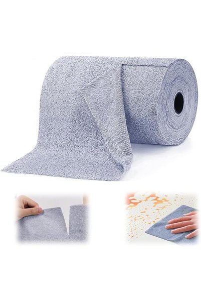 GENERAL Disposable Dish Cloths, Microfiber Cleaning Cloth, Reusable Paper Tow...