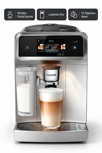 Philips Café Aromis LatteGo Pro 50+ İçecekli Espresso Makinesi Tartı hediye
