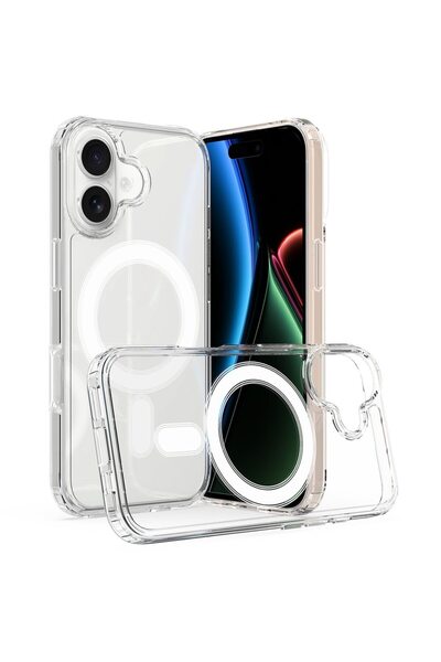 FONIX Θήκη για iPhone 18, με φόρτιση Magsafe, Σιλικόνη PC, Διαφανής