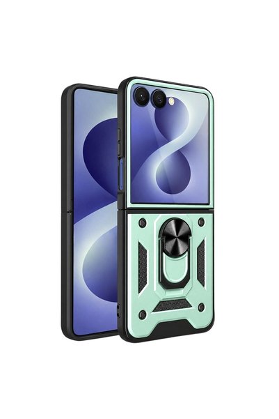 FONIX Калъф за телефон, съвместим със Samsung Galaxy Z Flip8, Здрав защитен щ...