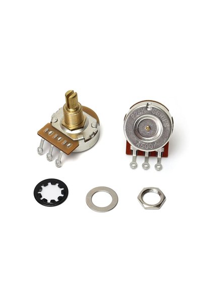 Choice A500K 18mm 1 Piece 3/8" Brass Short Long Split Shaft Potentiometers Po...