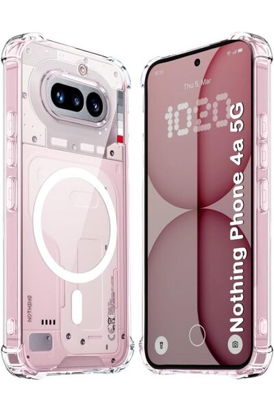 GENERAL غطاء حماية لهاتف Nothing Phone 4a 5G، غلاف هجين مقاوم للصدمات مع خلفي...