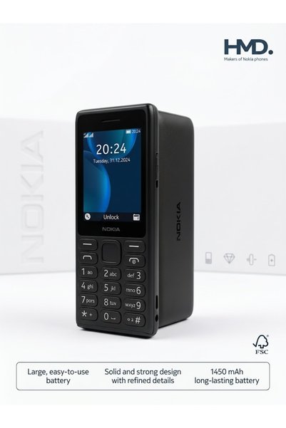 Generic Brand هاتف نوكيا 108 4G ثنائي الشريحة مع شاشة 2.4 بوصة، بطارية 1450 م...