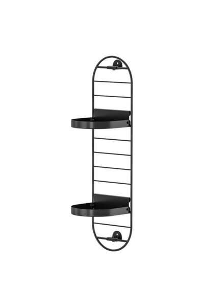 IKEA SKUGGRÖNA Wall mounted plant stand - black 54 cm