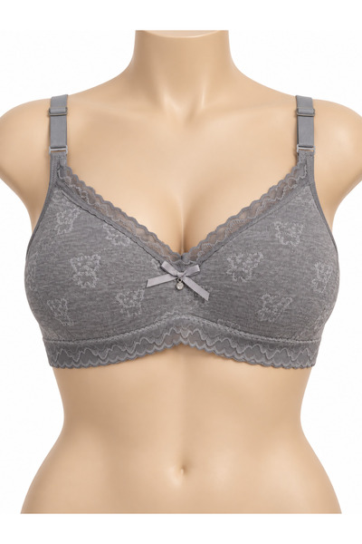 Assematul Modah Women's Comfortable Non-Wired Lace Bra Adjustable Full Covera...