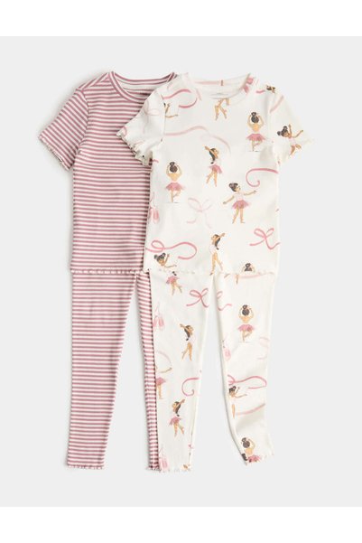 Marks & Spencer 2'li Pamuklu Pijama Takımı