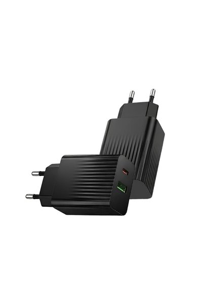 FONIX Φορτιστής Δικτύου, USB-A 18W, USB-C 20W, Ταυτόχρονη Έξοδος 15W, Γρήγορη...