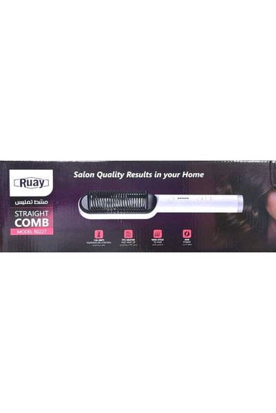 RUAY مشط مستقيم 130-200 درجة مئوية، سخان PTC، غير لاصق، 45 واط