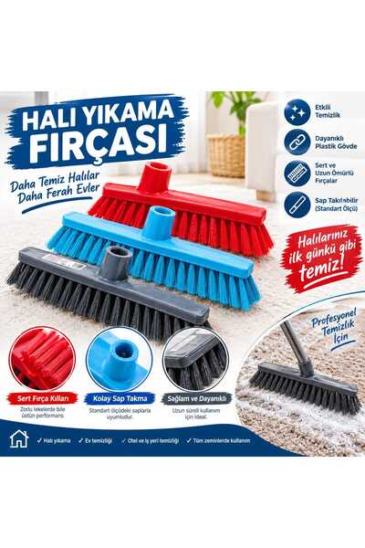 Genel Markalar Sert Yer, Halı Ve Sert Yüzey Yıkama Fırçası. Banyo, Fayans Tem...