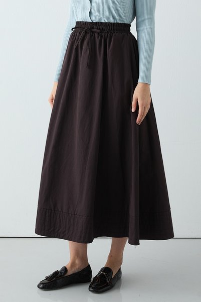 inspiration Ribbed Skirt Brown