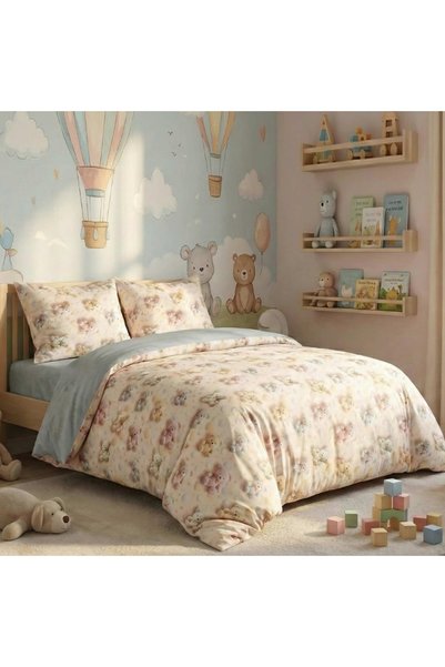 Ralex Lenjerie pat Ranforce Cotton Pro Bumbac 100%, King Size cu husă, 4 pies...