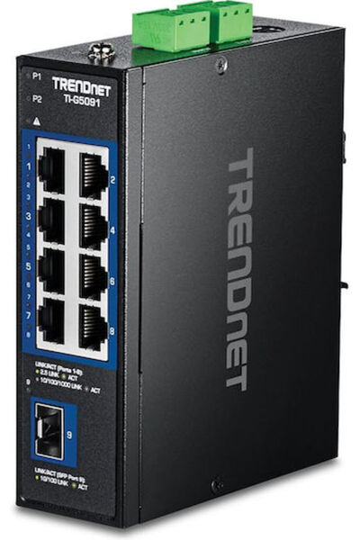 TRENDnet TI-G5091 Μη διαχειριζόμενος διακόπτης L2 με 8 θύρες Gigabit Ethernet...
