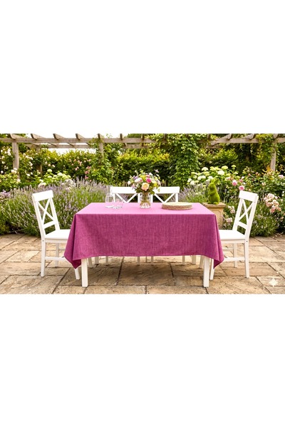 Ralex Terrace / garden Tablecloth 140x240 cm, Diamond Weave, Sycamore Pink