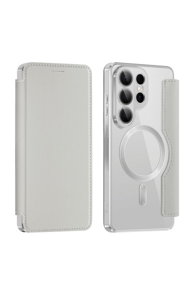 XGSM Husă flip Samsung Galaxy S26 Ultra, Portofel RFID MagSafe cu protecție p...